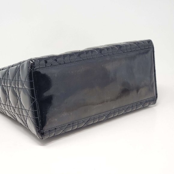 CHRISTIAN DIOR LADY DIOR MEDIUM SHOULDER HAND BAG - Picture 12 of 16